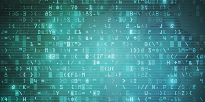 Computer screen displaying formulas, numbers and mathematical symbols