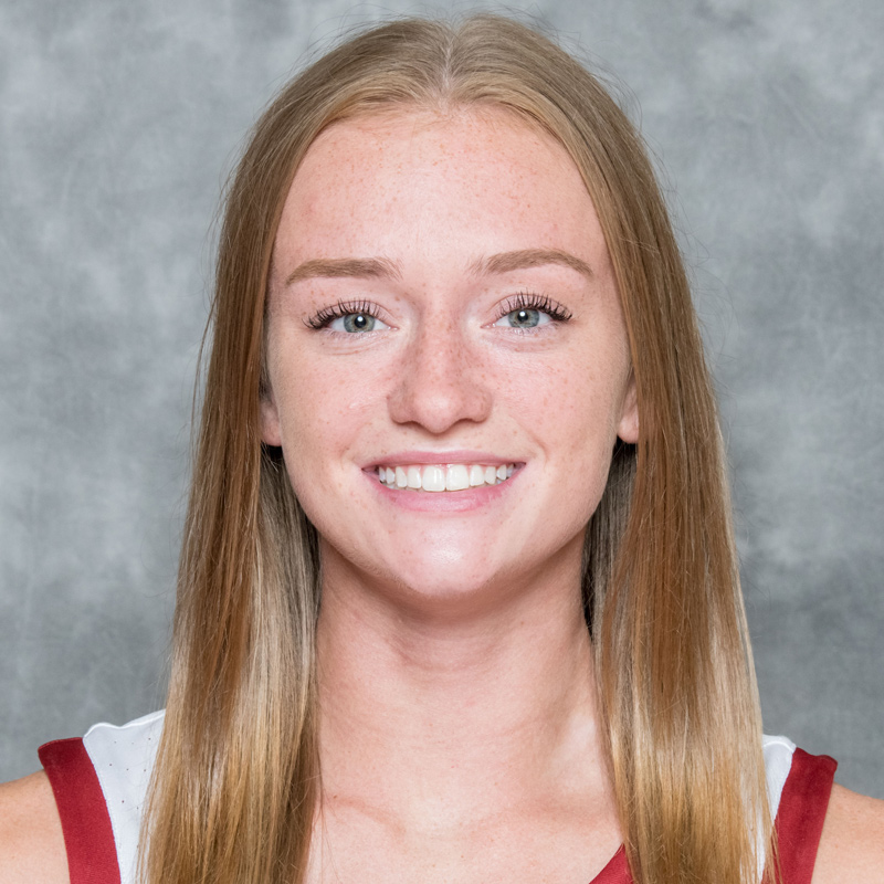 Close-up of Lexi Donarski, Iowa State University Women's Basketball player