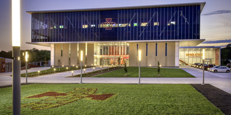 Front of the Stark Performance Center